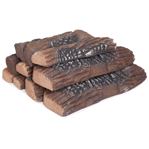 Large ceramic gas logs for - gas,