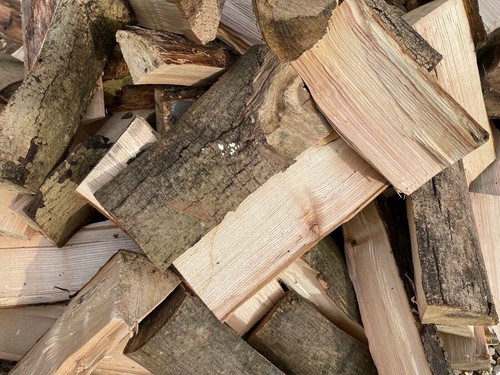 Hardwood logs fire - logs,