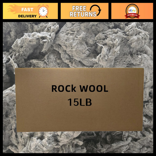 15lb rock wool for gas - rock, logs