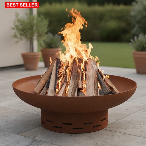 Fire pit wood burning in - pit,