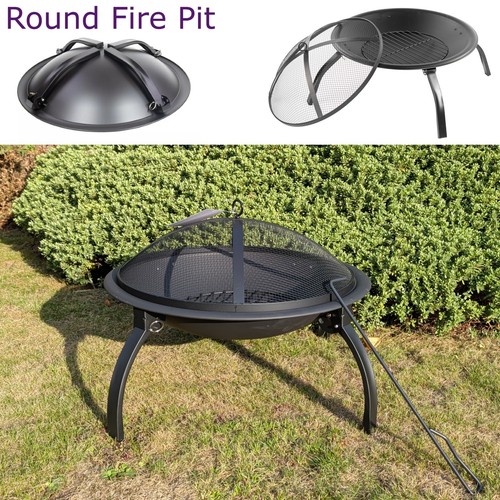 Outdoor fire pit steel metal - fire,