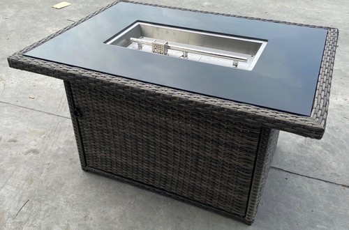 New brown rattan gas - new,