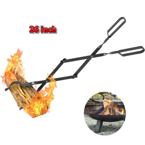 Fireplace tongs heavy duty - heavy,