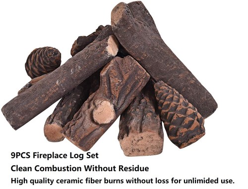 9pcs ceramic fiber wood gas - fiber,