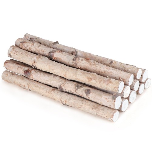 Pcs birch logs - 12,