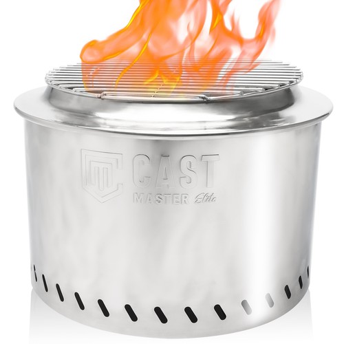 Smokeless stainless steel - steel, wood