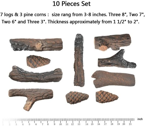 Pcs ceramic wood like - like, gas