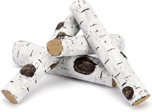Gas fireplace logs - 4, small