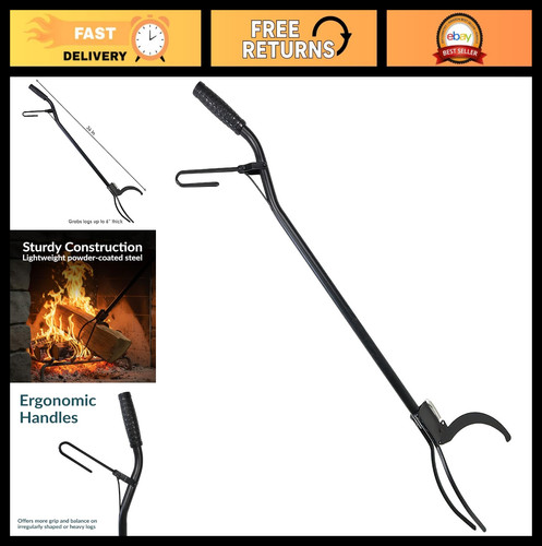 Steel log tongs - 36",