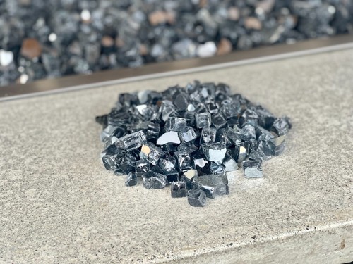 Premium black reflective - black, 1/2"