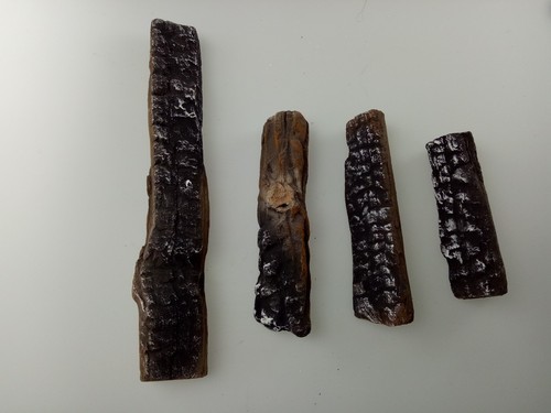 Pcs fireplace ceramic logs - fireplace,