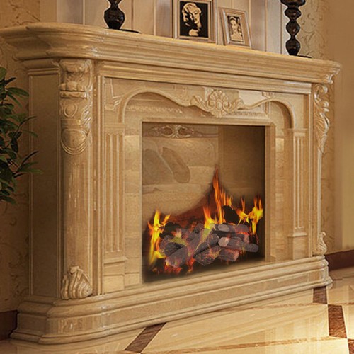 Life sized ceramic gas log - gas,