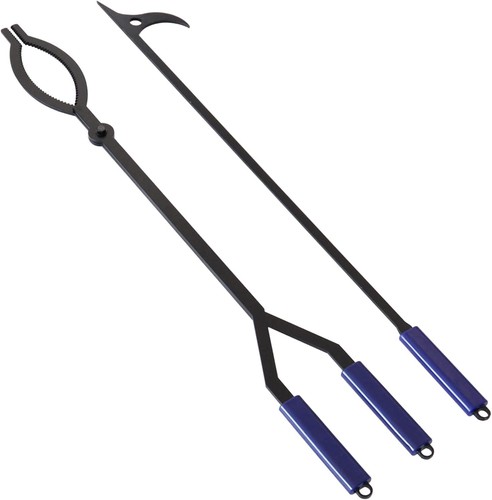 Fire log tongs firewood - 40",