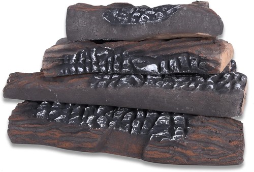 Large gas fireplace logs - large,