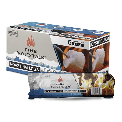 Roasting logs cooking firelogs - roasting,