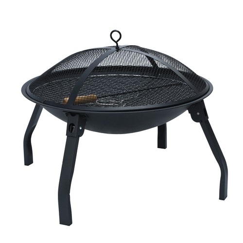 Portable fire pit bbq folding - pit,
