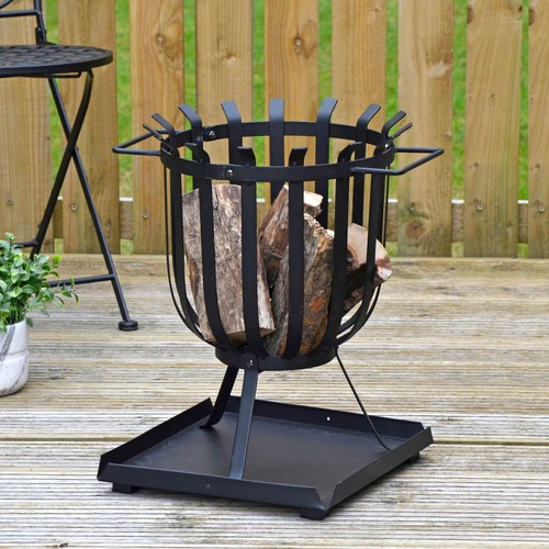 Fire pit log burner garden - fire,