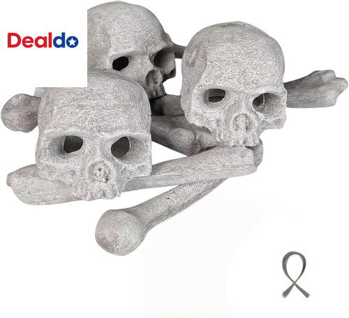 Pcs ceramic skulls - 9,