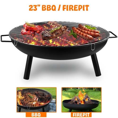Round fire pit - pit, folding