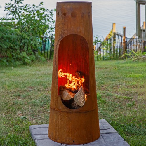 Santa large wood burning - large,