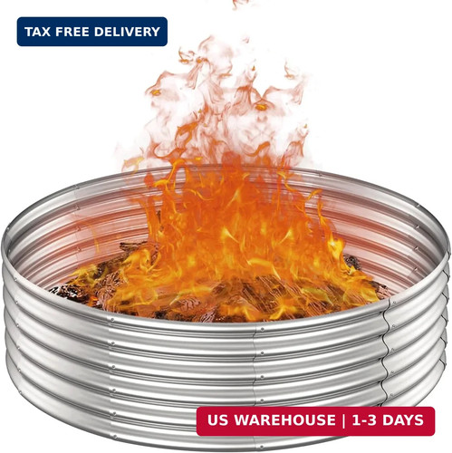 Inch galvanized fire - galvanized, pit